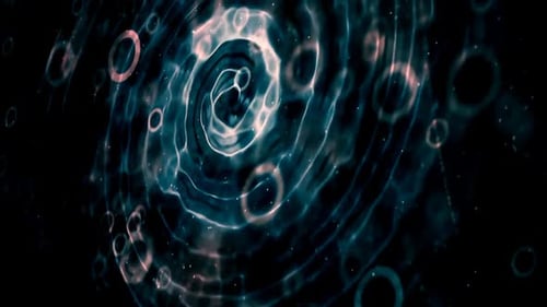 Black Water Shape Motion Loop