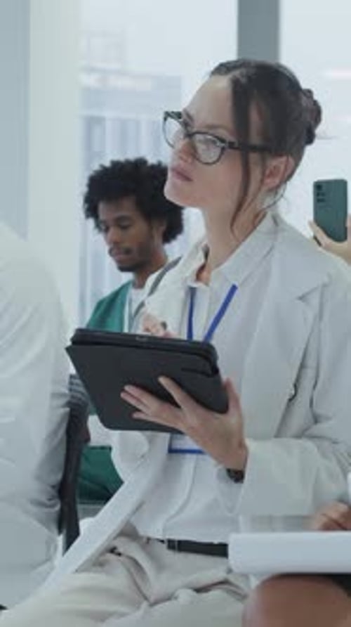 Doctors Meeting at Medical Conference in Clinic