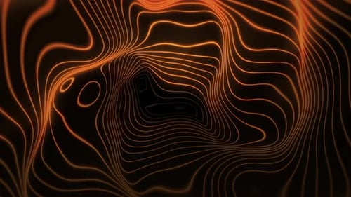 Goldene Linien Loop 4K