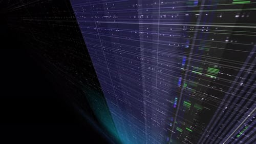 Padrão de fluxo digital de ficção científica 4K Loop