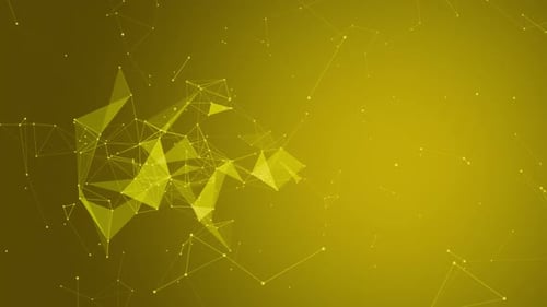 Golden Plexus Technology Background Loop V3