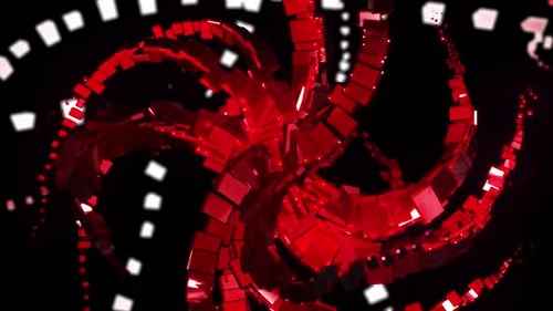 Futuristic Crystal Draw Background 4K