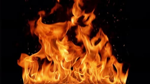 Loopable Flames in Zeitlupe