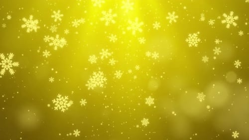 Winter Blue Light with Falling Snow Snowflake