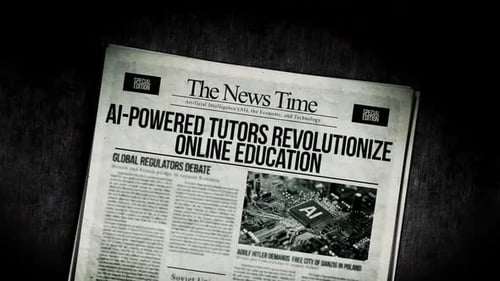 Los tutores impulsados por IA revolucionan los títulos de los titulares de los periódicos sobre educación en línea