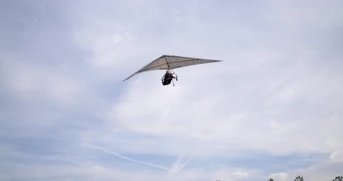 Orlando, Florida / USA - September 14, 2018: Hang Glider in The