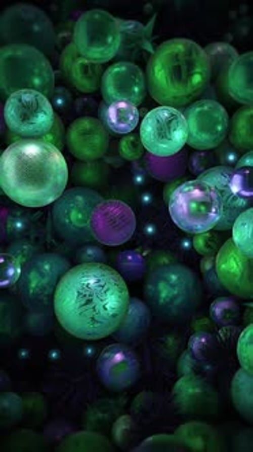 Christmas Baubles Background 03