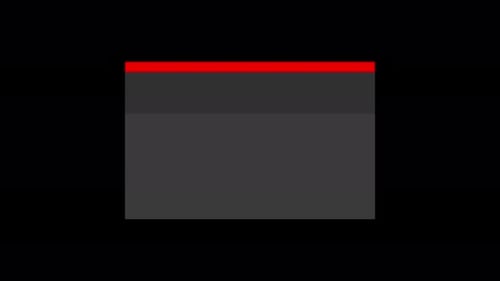 Minimalist Rectangle Frame Reveal Animation