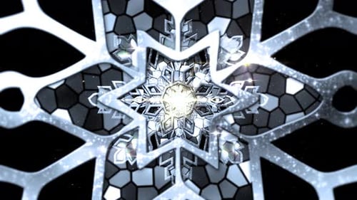 Mosaic Snowflakes