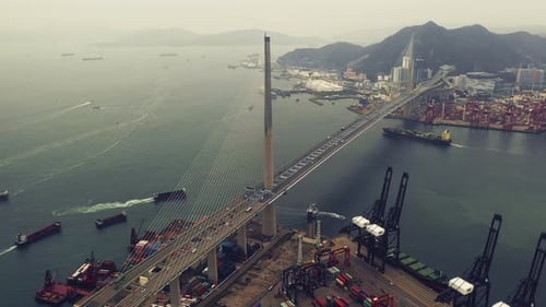 4k drone footage of a city along the coast