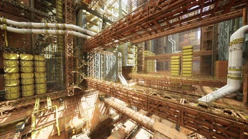 Vivid Urban Transformation with Structural Elements and Reconstruction Efforts