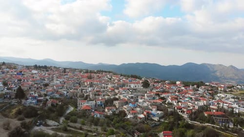Greek Style Village In Cyprus Pano Lefkara