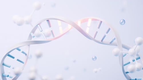 Animated 3D DNA Double Helix for Science and Medical Projects