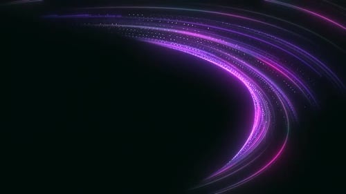 Stream Of Glowing Speed Lines V23