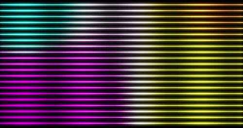 Dynamic Neon Wavy Lines Seamless Loop Background