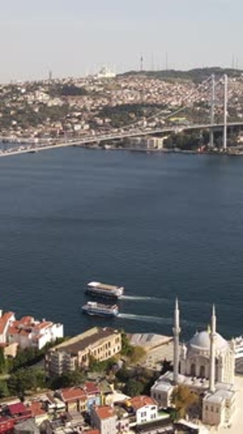 Pont sur le Bosphore d'Istanbul