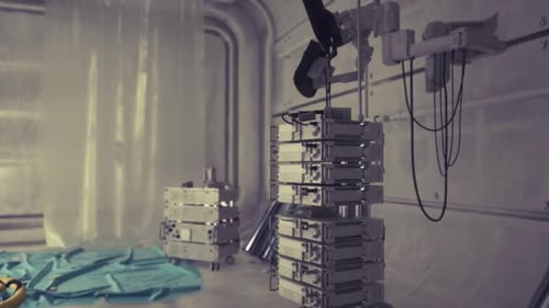 Station de fournitures médicales portable avec éclairage et équipement organisationnel prêt
