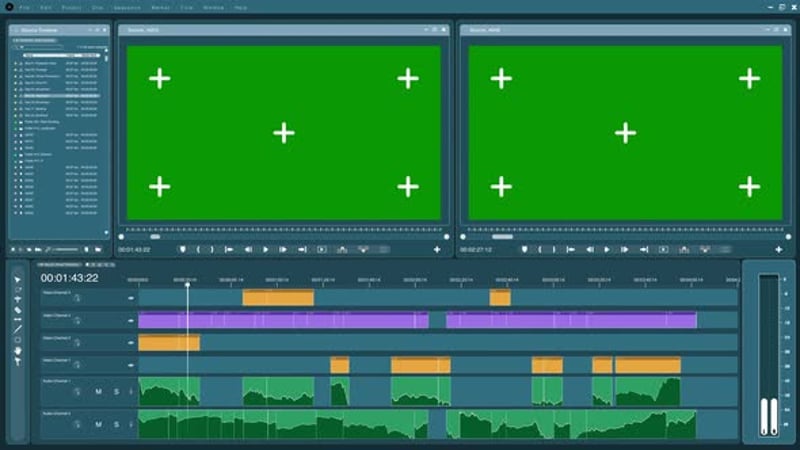 Video editing design tool interface Application for editing clips ...