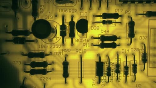 Electronic PCB Printed Circuit Board Digital Abstract Background Electrical Scheme Technology