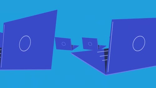 mouvement d'icône graphique pour ordinateur portable