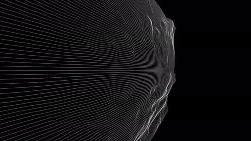 Abstract Geometric Grid Wave Seamless Loop Background