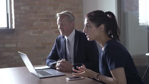 Business People Talking in Conference Room Meeting Adult