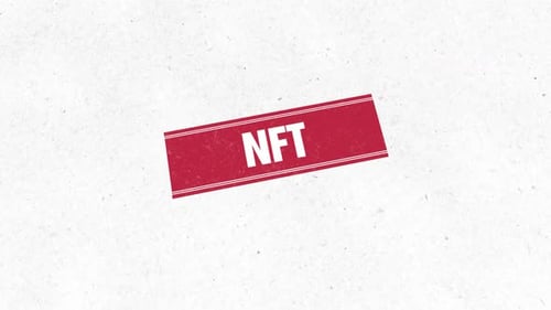 Minimalist NFT Digital Stamp Reveal Animation