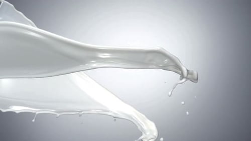 Milk Splash, Pouring