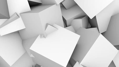 Animación creativa a rayas. Fondo abstracto de arquitectura minimalista. Las formas geométricas forman una onda