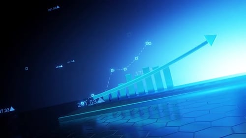 Digital Growth Trend Visualization