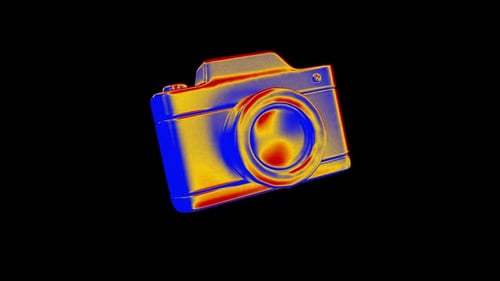 Heatmap-Kamerasymbol, Loop-Animation