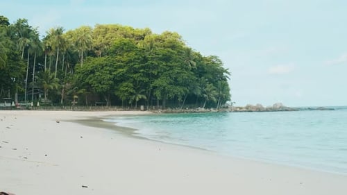 Freedom Beach in Phuket Island Thailand with Nobody Tropical Beach with Crystal Clear Waters Sandy