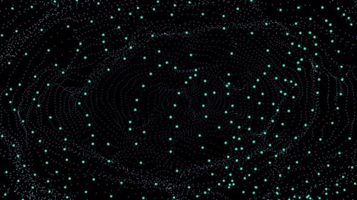 dots wave lines particles motion digital isolate dynamic shiny smoke background