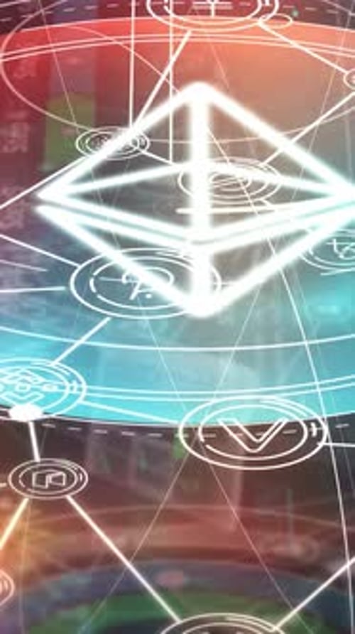 NFT and Ether Topics in Abstract Infographics