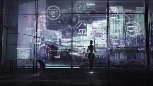 Visualization of Cloud Technologies Under AI Control