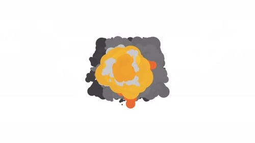 Animated Bomb Explosion Transition Effects