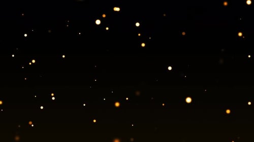 Abstract Gold Particles Loop