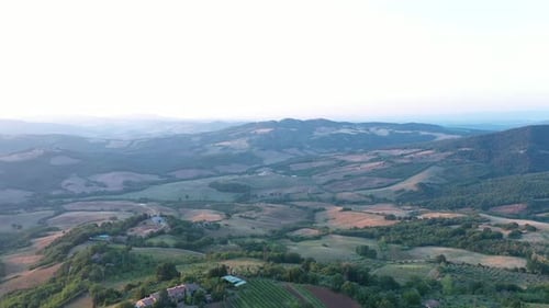 Mountains and Fields in Italy