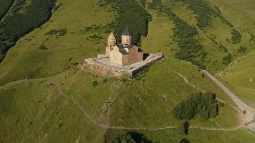 Gergeti Trinity Church Near Mount Kazbek