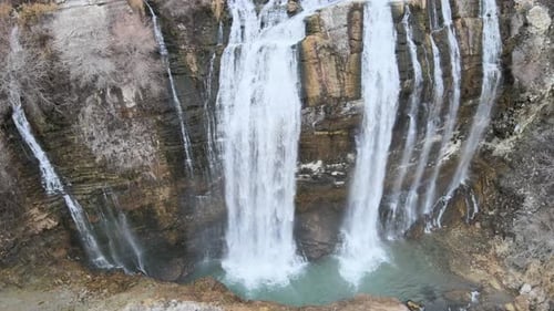 Waterfall Drone View