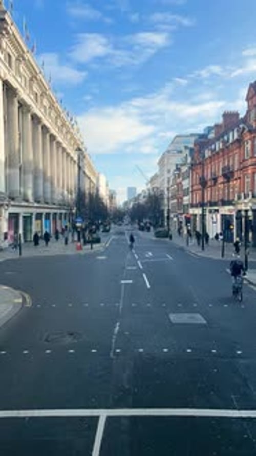Hyper lapse of London city streets