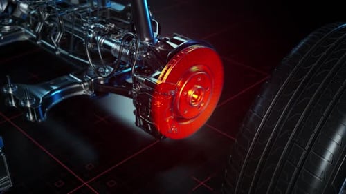 Assemblage de châssis de transport intelligent moderne