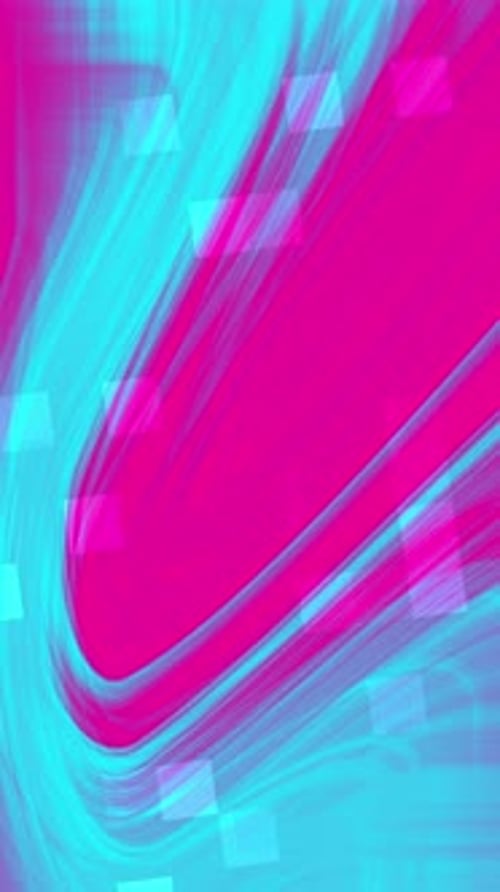 Vibrant Abstract Digital Flowing Background Loop