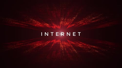 Texts and Animated Background-Internet