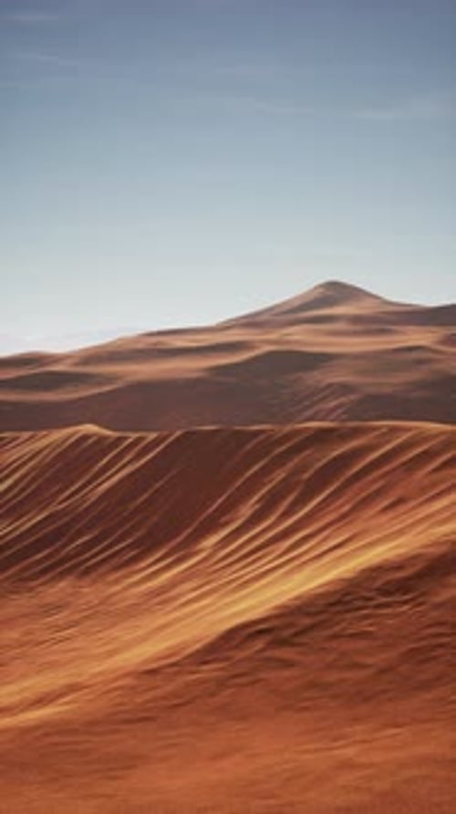 Serene Desert Dunes at Sunset