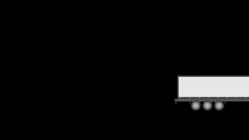 2D Transport Truck Alpha Channel 4K