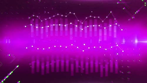 Futuristic Data Chart Digital Logo Reveal Animation