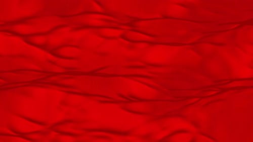 Red color Fabric Wave Background Loop