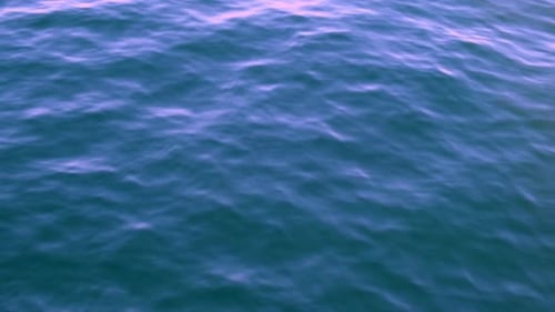 Baltic Sea Dark Blue Clouds and Sea or Ocean Water Surface with Foam Waves Before Storm Dramatic