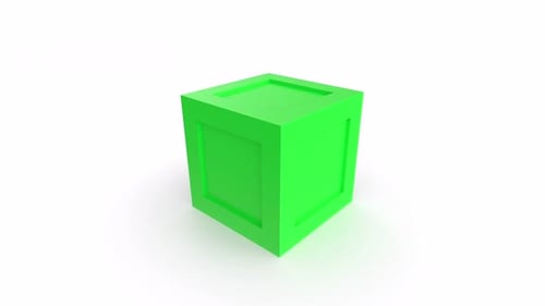 Holzbox, drehbare Schlaufe für 3D-Objekte